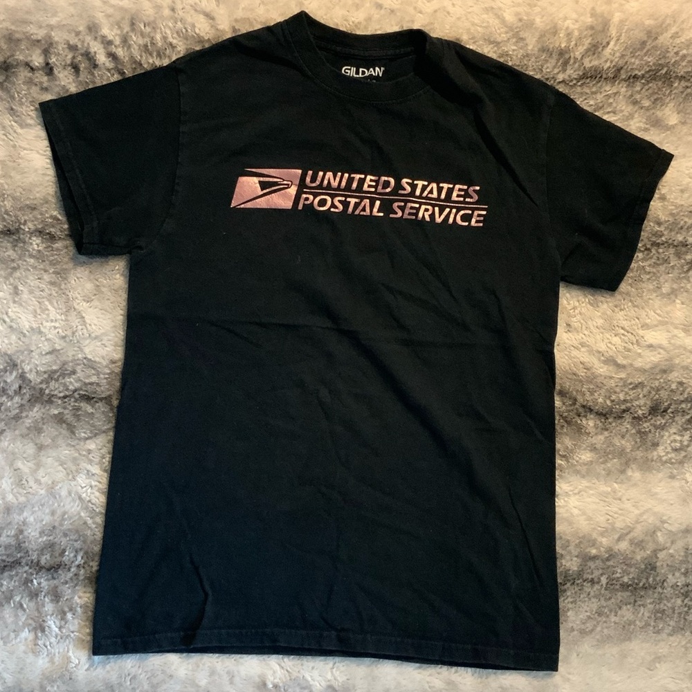 Woman’s Gildan Black USPS Logo T-Shirt